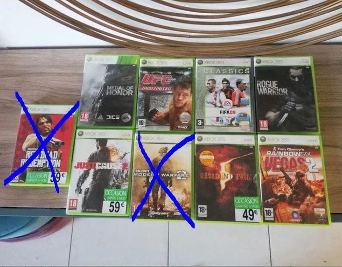Divers jeux Xbox360 - photo numéro 1