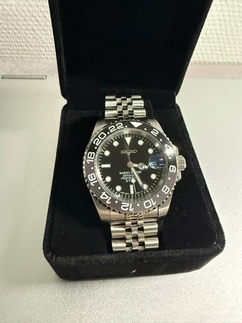 Montre Seiko Mod Gris/Noir