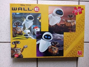 Puzzle neuf sous blister WALL-E, Disney Pixar,   3x50 morceaux,  dès 4 ans,  cadeau de Noël