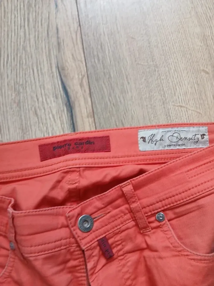 P1ntalon pierre cardin 34x34 FR44 corail - photo numéro 5