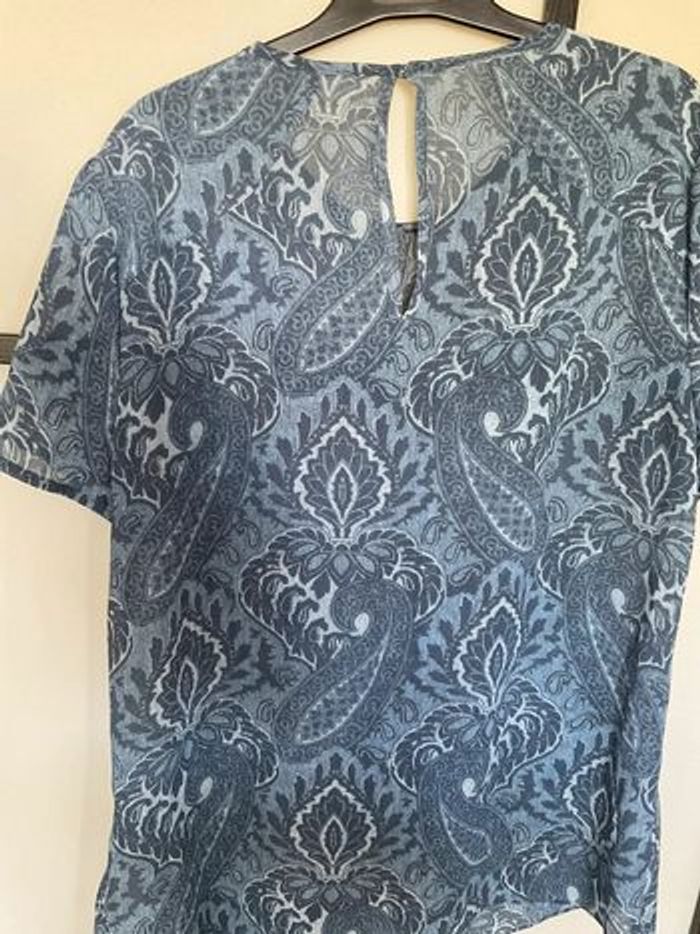 Blouse bleu Michael Kors - photo numéro 4
