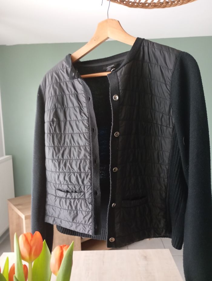 Gilet moitié matelassé moitié laine taille 38 - photo numéro 2