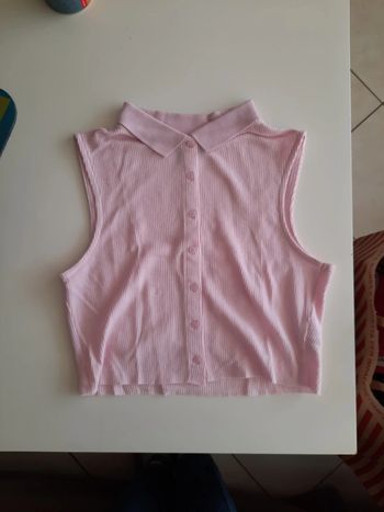 Tee shirt avec petit col