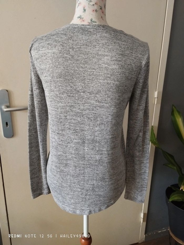 Pull gris Gap taille XS - photo numéro 3