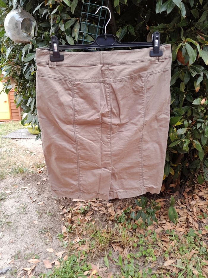Madeleine jupe beige foncé taille 22 = 42 - photo numéro 5