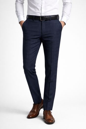 Pantalon bleu marine carreaux Jack&Jones