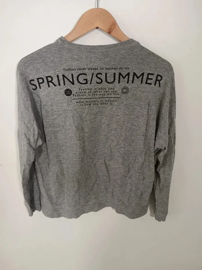 C1 Sweat gris Zara S - photo numéro 2