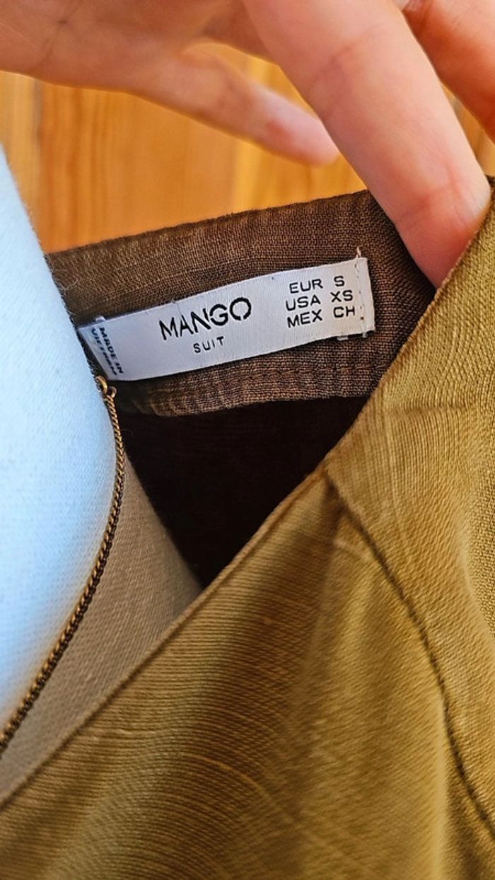Combinaison short Mango Suit en lin S - photo numéro 4