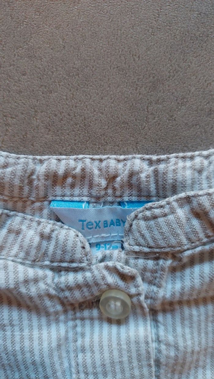 Chemise tex baby 9 12 mois - photo numéro 3