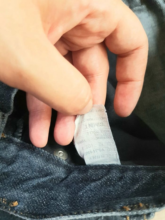 Jean Armani taille w30 (soit 40) - bleu sombre - photo numéro 5