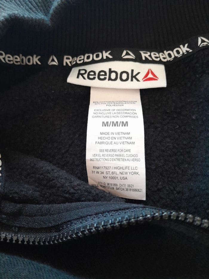 Sweat court zip Reebok taille M - photo numéro 6
