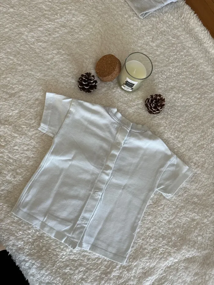 Lots de T-shirt manches courtes taille 12 mois - photo numéro 7