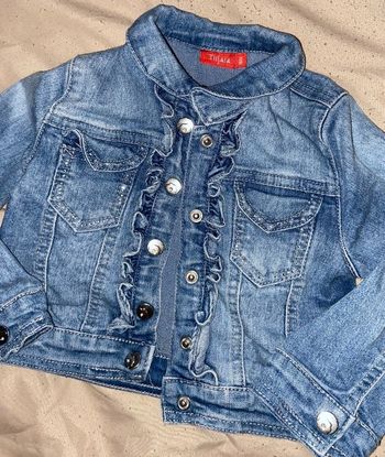 Veste jean et strass 18 mois