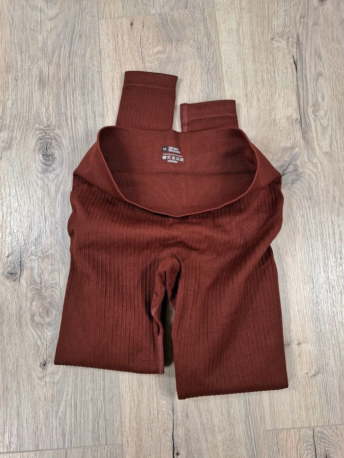 Legging marron taille M - photo numéro 4