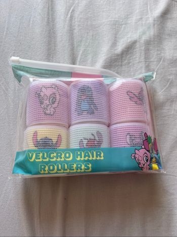 Lot de 6 bigoudis en velcros pour cheveux stitch