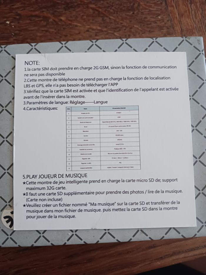 Montre smart kids watch - photo numéro 3