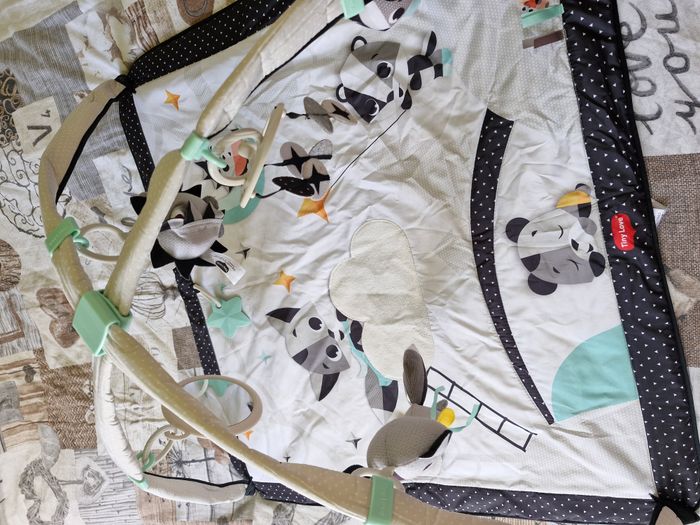 Tapis d'éveil noir et blanc - photo numéro 2