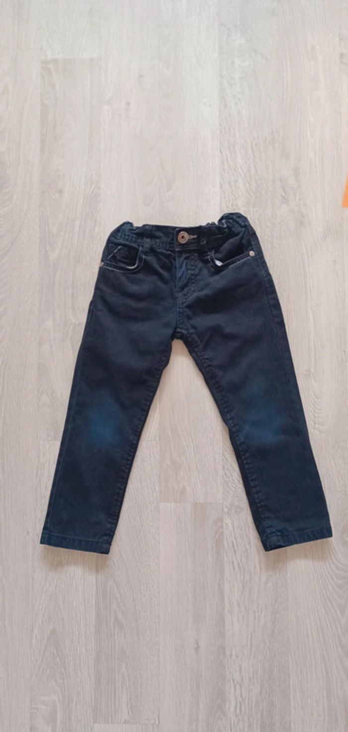 Pantalon noir garçon, taille 3 ans, marque In Extenso, en bon état. - photo numéro 2