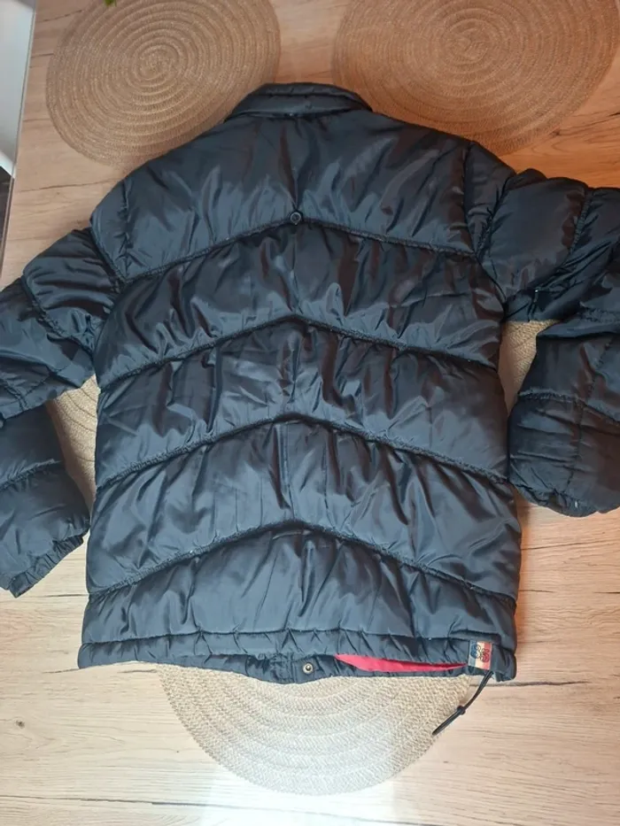 Doudoune Tommy Hilfiger Denim – Noire & Rouge – Taille M - photo numéro 13