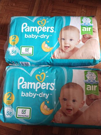 Couches pampers Taille 2