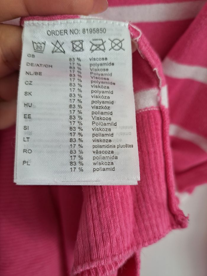 Pull femme rose et blanc - photo numéro 3