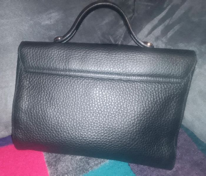 Petit sac à main cuir noir Lamarthe - photo numéro 5