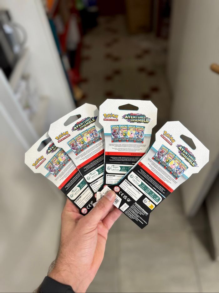 [NEUF] Artset booster blister Pokémon EV9 Aventures ensemble - photo numéro 2