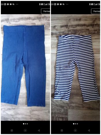 Lot legging taille 12 mois