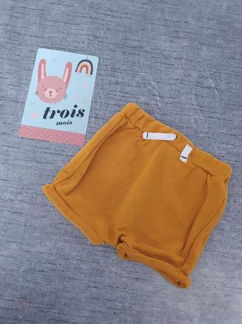 Short bébé garçon 3 mois