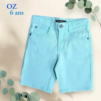 Short bleu turquoise