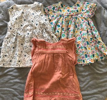 Lot 3 robes été 6 mois