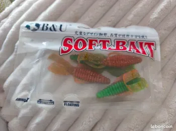 Lot de 4 leurres flottants B&U Elastomax - Haute résistance