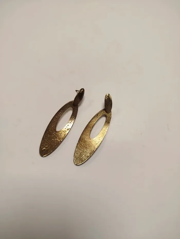 Boucle d'oreilles or pendantes - BO06 - photo numéro 3