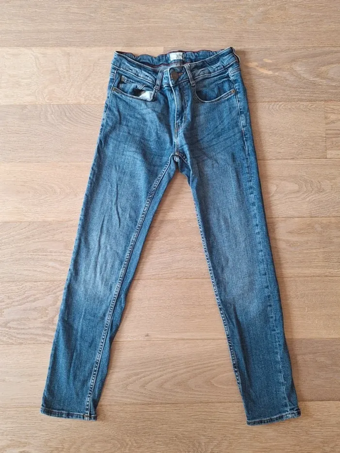 Lot 6 jeans pantalons enfant fille 12 ans - photo numéro 11