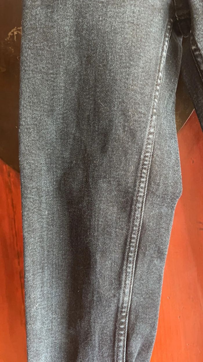 Zara jean taille 32 gris anthracite - photo numéro 4