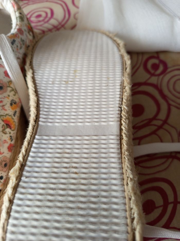 Baskets toile Gemo fleurs - photo numéro 4