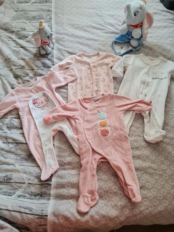 Lots de 4 pyjama fille