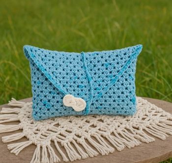 🎀 Magnifique pochette pour livre broché faite main 🎀
