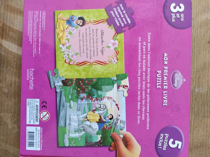 Livre puzzle princesses Disney - photo numéro 3