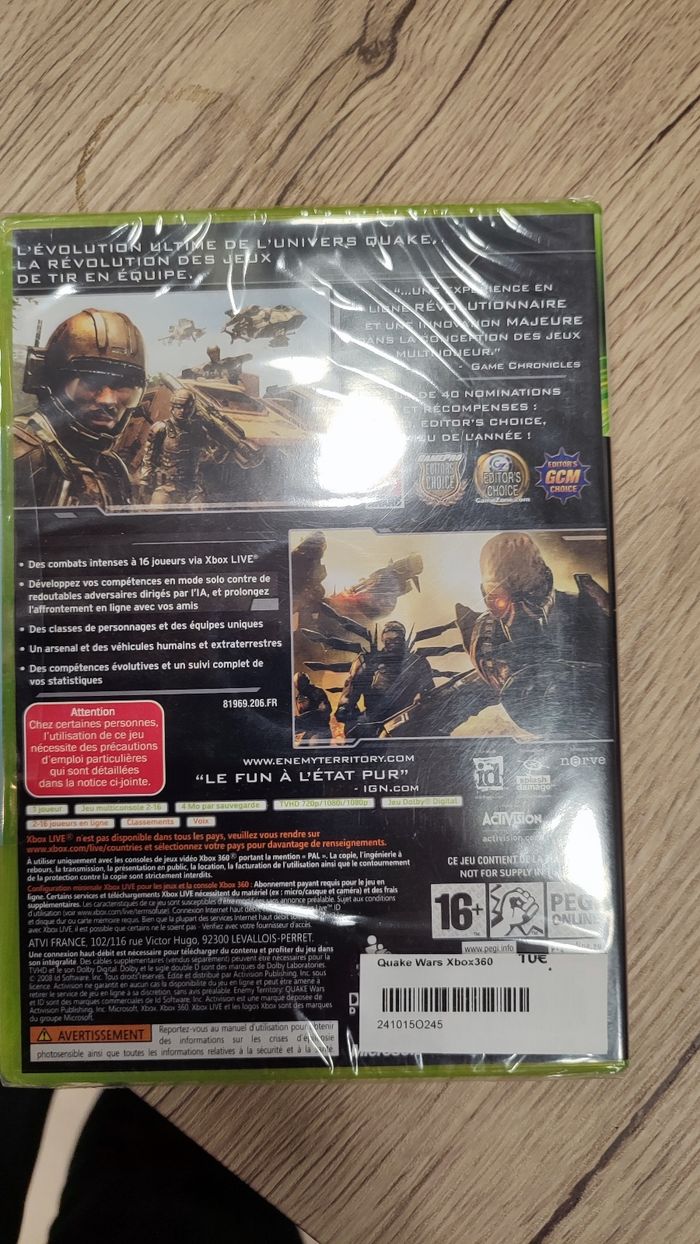 Ennemy territory quake Wars Xbox 360 - photo numéro 2