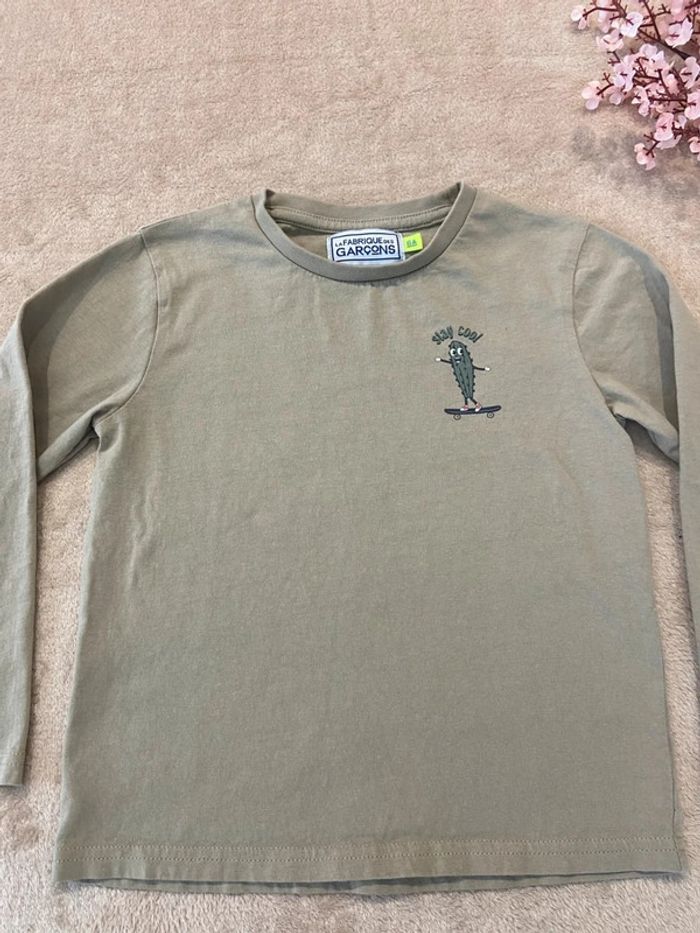 Teeshirt manches longues garçon 6 ans - photo numéro 2