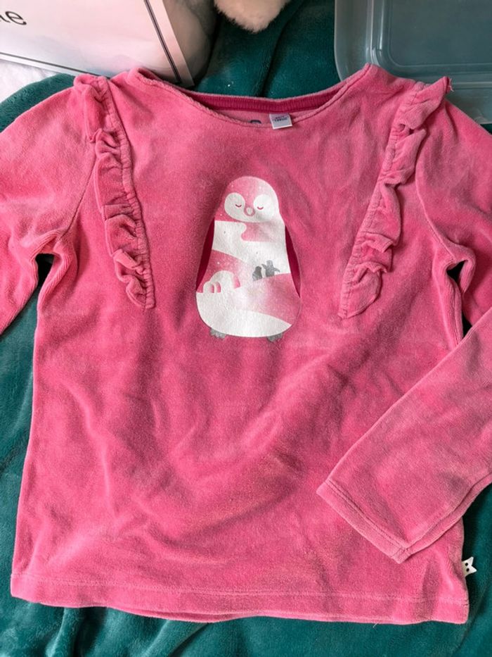Pyjama velours pingouin 8 ans - photo numéro 6