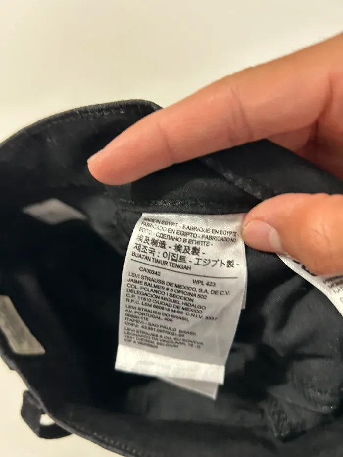 Jean Levi's Premium Femme Noir W26 L30 | Mile High Super Skinny | Taille FR36 | Très Bon État BP245 - photo numéro 6