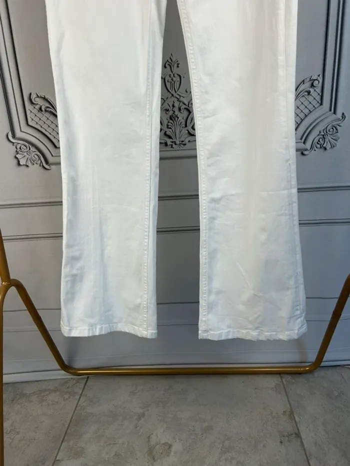Jean blanc évasé MKT studio W32 Neuf - photo numéro 4