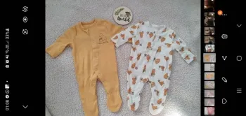 2 pyjama bebe mixte 1 mois