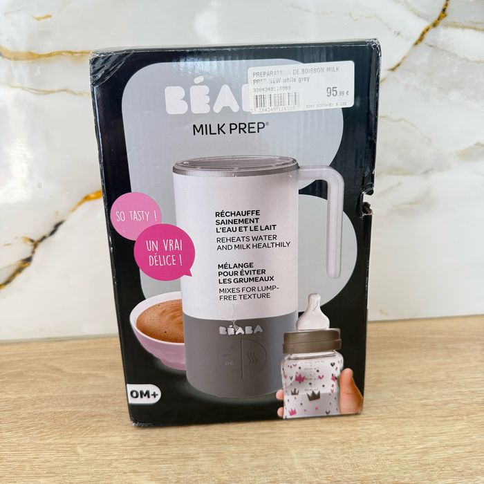 Béaba Préparateur de boisson Milk Prep White/Grey