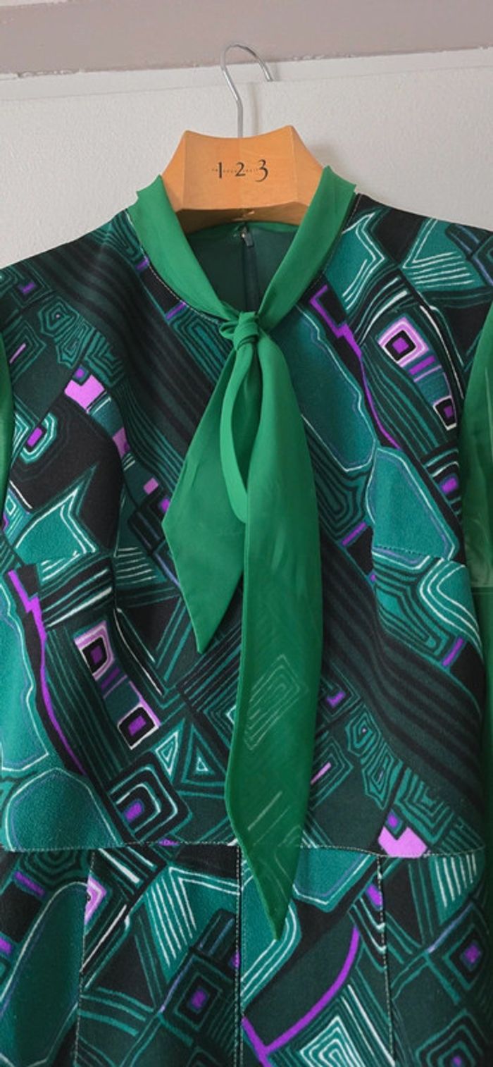 magnifique robe vintage des années 60/ 70 - photo numéro 15