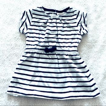 robe marinière « Tape à l’œil » taille 3 mois