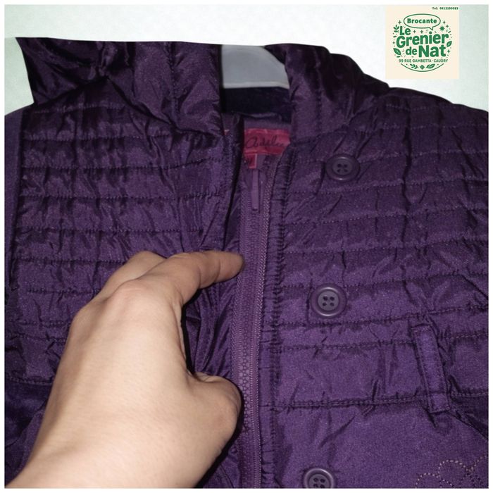 Blouson violet 3 mois - photo numéro 4