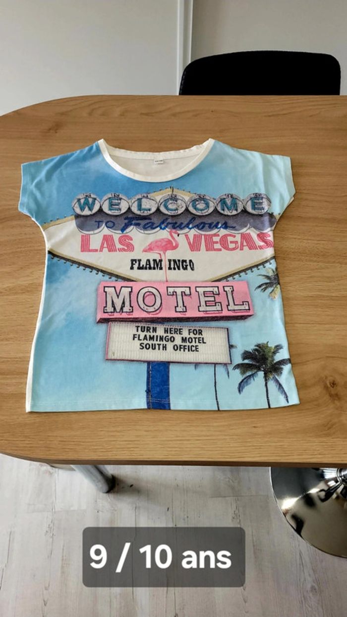 🟣 10 ans Tee Shirt Las Vegas 🟣 - photo numéro 5